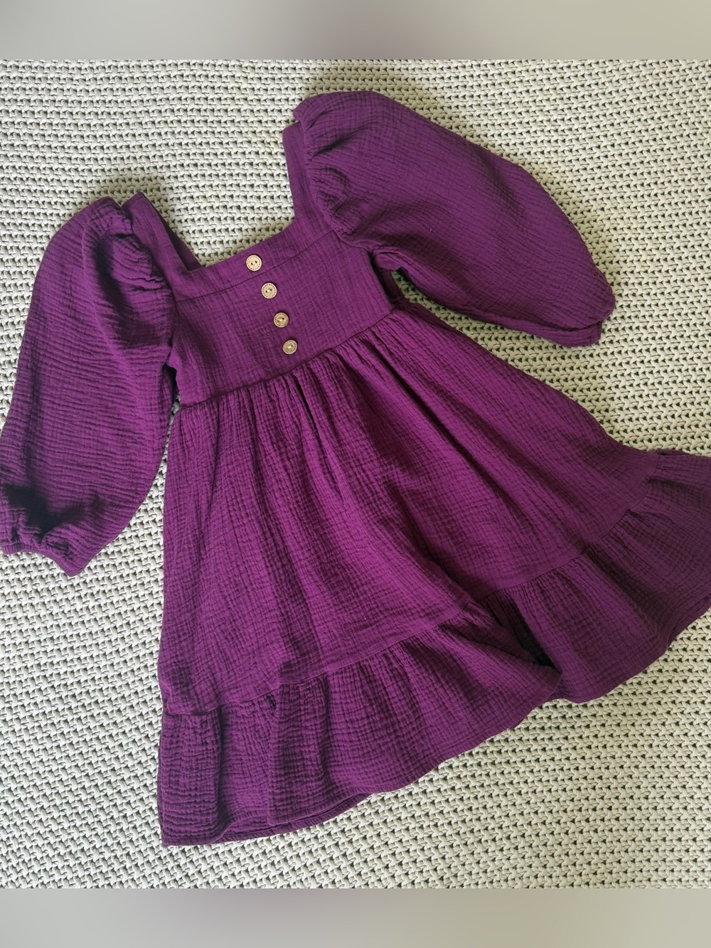 Cheeky Plum 7 Girls Plum Dress